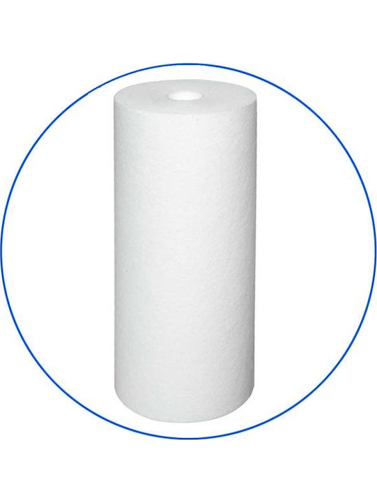 Aqua Filter Water Filter Replacement Central Water Filtration System made of Polypropylene 10" Big-Blue FCPS5M10B 5 μm