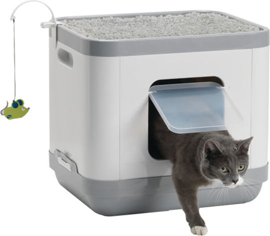 Pet Camelot Catconcept Cat Toilet Closed Gray L48 x W40 x H43cm