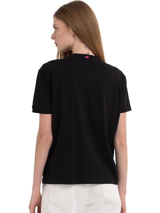 Damen T-Shirt Schwarz