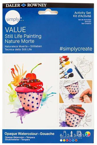 Daler Rowney Still Life Painting Σετ Ζωγραφικής 23x15cm 12τμχ