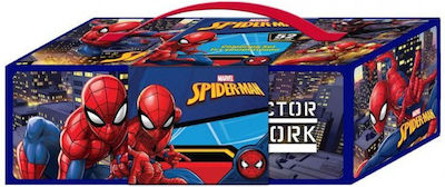 Spiderman Colouring Set in Case 27x14cm 52pcs