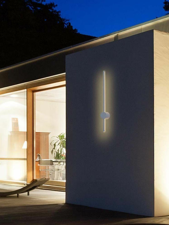 V-TAC Wall-Mounted Linear LED Light IP65 12W with Natural White Light 7.2x7.2x65cm