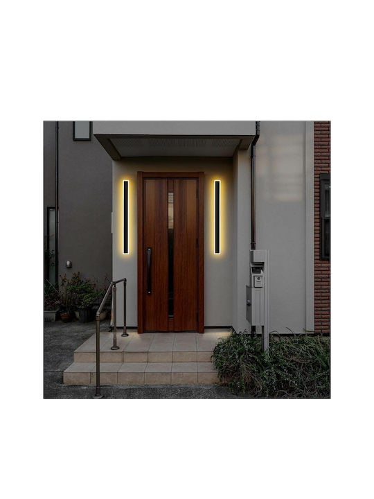 V-TAC Wandmontierte Außen-Deckenleuchte LED IP65 17W mit Natürliches Weiß Licht 8.5x5.4x62.5εκ.