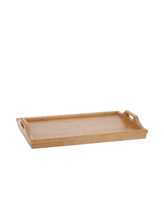 ArteLibre Δίσκος Κρεβατιού 50x30x7cm Rectangle Bed tray Wooden with Handle 50x30x7cm 1pcs