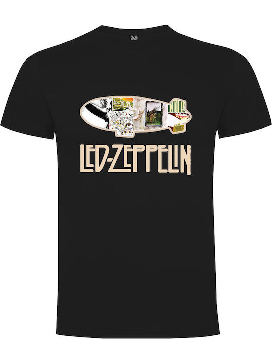 Tshirtakias Led Zeppelin T-shirt σε Μαύρο χρώμα