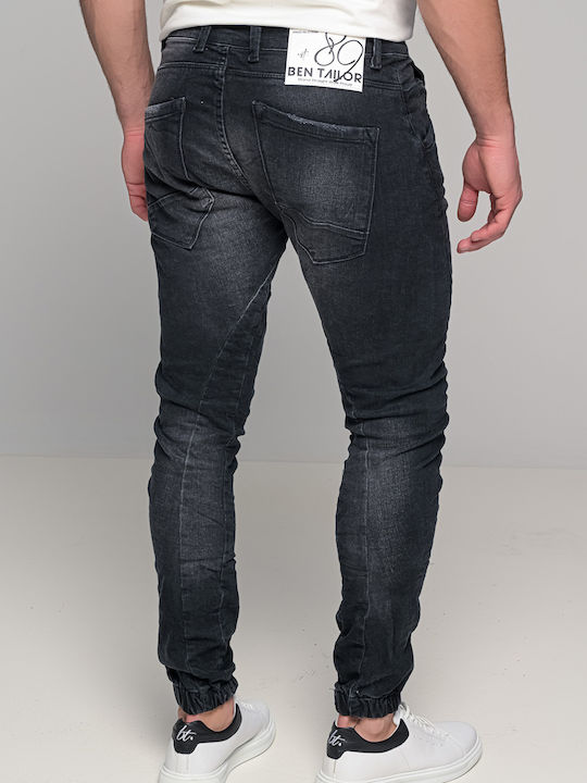 Ben Tailor 0757 Pantaloni de Bărbați din Jean Negru BENT.0757