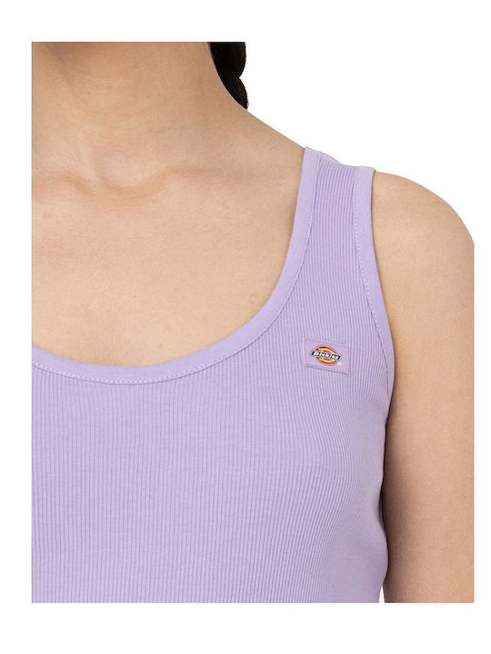 Mapleton Women's Summer Blouse Cotton Sleeveless Purple Rose