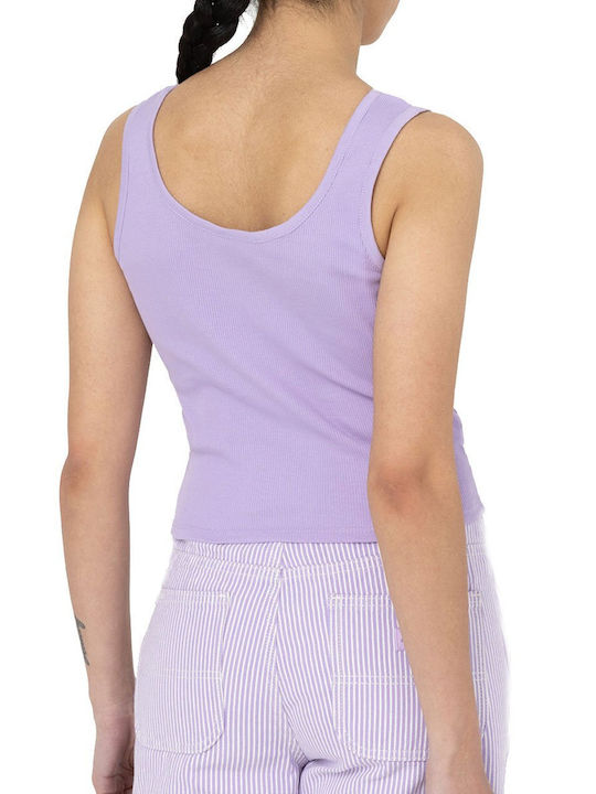 Mapleton Women's Summer Blouse Cotton Sleeveless Purple Rose