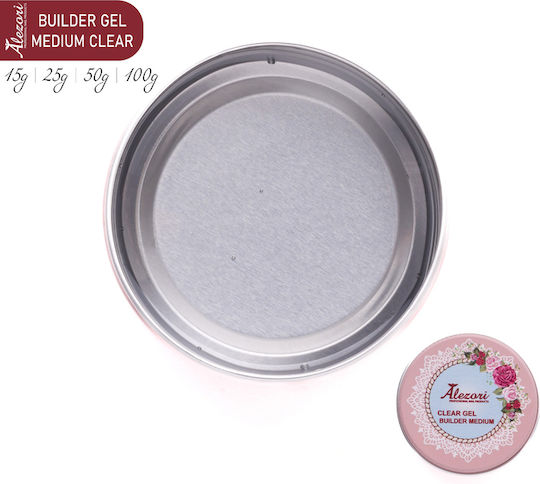 Alezori UV Medium Builder Gel Νυχιών CLEAR 50gr