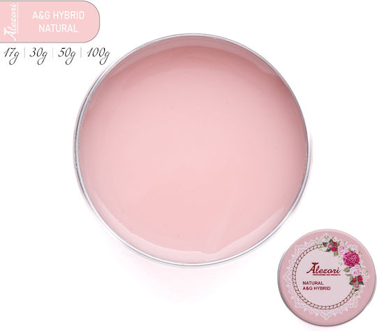 Alezori Natural Acrygel Νυχιών Ροζ 100gr