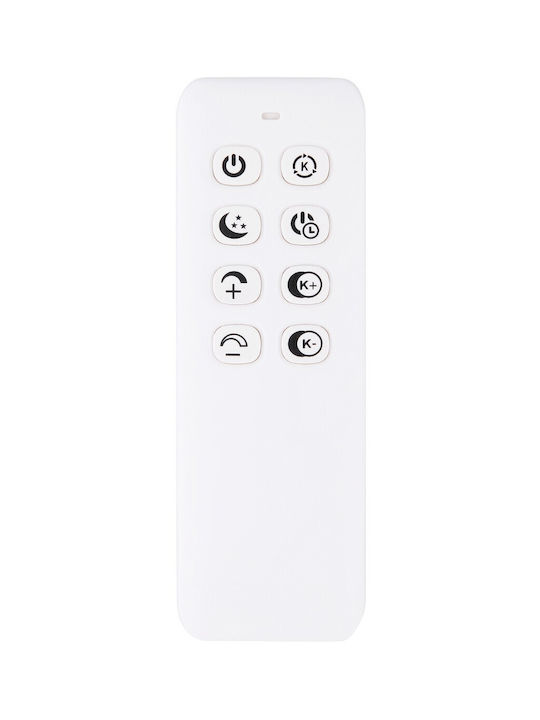 Globo Lighting Rubio Ceiling Mount Light 85cm Gray with Integrated LED and Remote Control