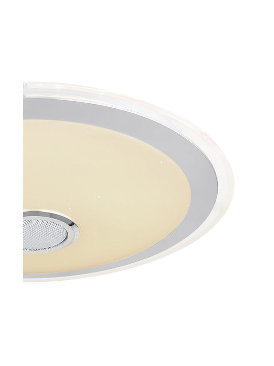 Globo Lighting Dunny Inteligent Plafonieră de Tavan 43buc Albă cu LED Integrat și Telecomandă