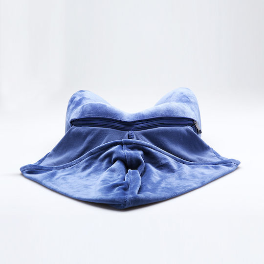 Travel Blue Tranquillity Memory Foam Travel Pillow Travel Set Pillow 25x25x10cm Blue