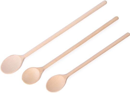 Hendi Wooden Cooking Utensil Set Beige 3pcs