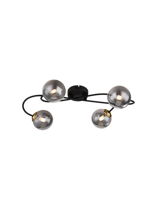 Globo Lighting Jorge Modern Metall Deckenleuchte mit Fassung G9 30Stück Schwarz