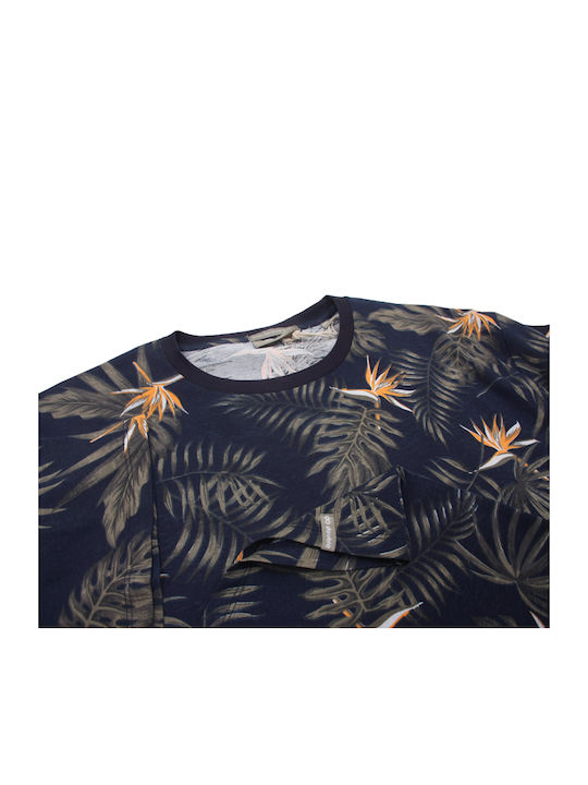 T-shirt Navy Μπλε