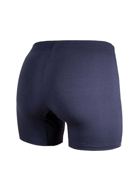 6 Spots Women's Hera Volleyball Shorts/Tights (Dark Blue) - Blue