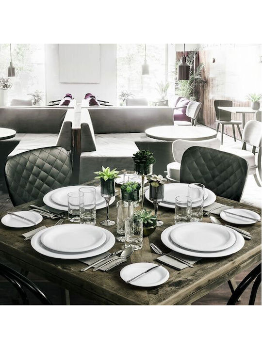 Güral Porselen X Tanbul Porcelain Shallow Plate White 27cm 6pcs