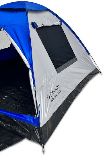 Panda Junior Plus II Summer Camping Tent Igloo Blue for 3 People 205x205x130cm