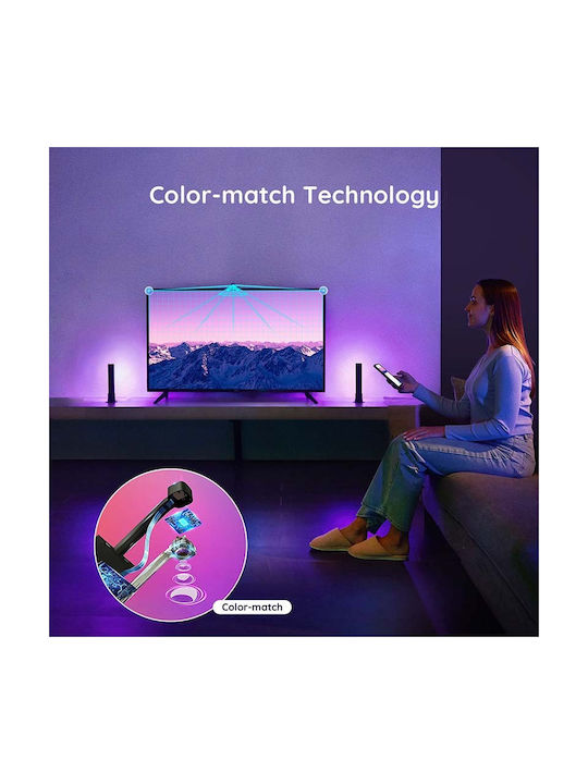 Govee Smart Διακοσμητικό Φωτιστικό DreamView P1 LED RGBIC Μπάρα 2τμχ