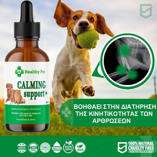 Healthy Pet Healthy Pet Calming Support Supliment alimentar pentru câini și pisici în ulei 50ml