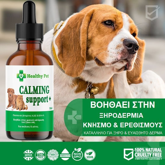 Healthy Pet Healthy Pet Calming Support Supliment alimentar pentru câini și pisici în ulei 50ml