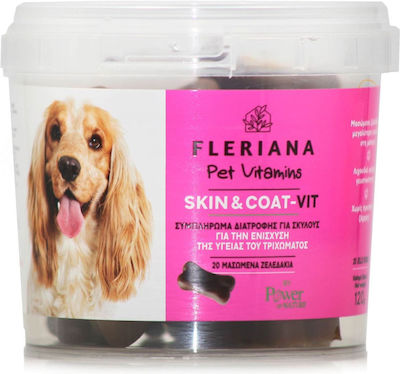 Power Health Fleriana Pet Vitamins Skin & Coat-Vit Multivitamins for Dogs 20caps