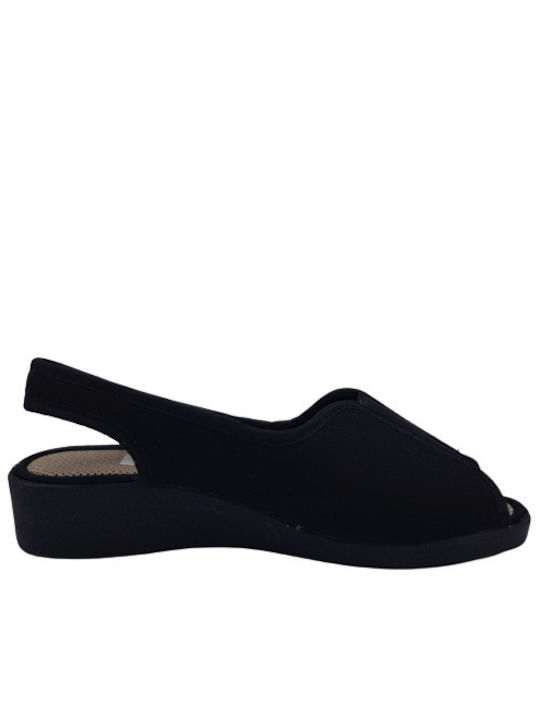 Medies Casual Sandale Negru C301 JUNCAL BLACK