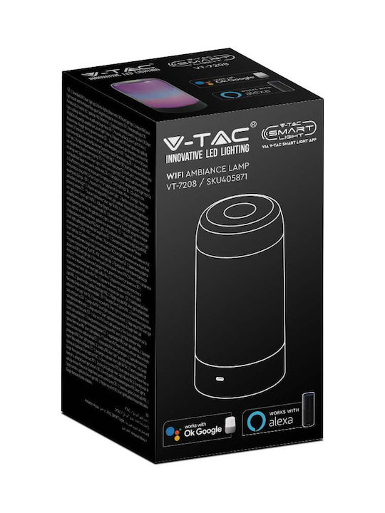 V-TAC WiFi Lustră Decorativă Negru