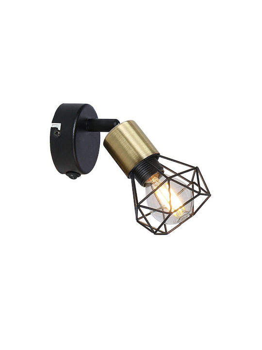 Globo Lighting Xara Μονό Σποτ με Ντουί E14 σε Χρυσό Χρώμα