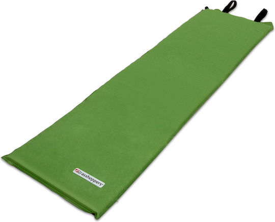 Grasshoppers Trek 38 Αυτοφούσκωτο Μονό Υπόστρωμα Camping 186x53cm Πάχους 3.8cm Πράσινο