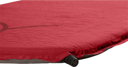 Grand Canyon Hattan Self-Inflating Single Camping Sleeping Mat 198x63cm Thickness 3.8cm in Red color