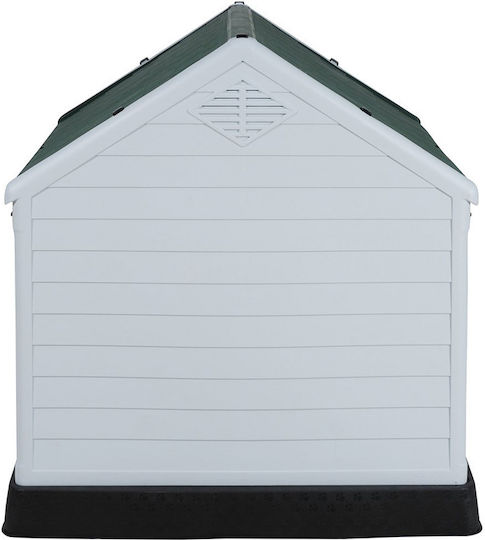 Vesta Dog House Dog House Plastic Outdoor Green 66.5x73.6x69.5cm