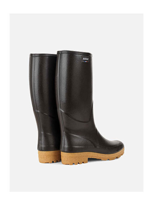 Aigle Chambord Pro 2 Iso Αδιάβροχες Γαλότσες Κυνηγιού Καφέ