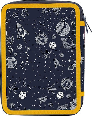 Must Outer Space Pencil Case Full with 2 Compartments