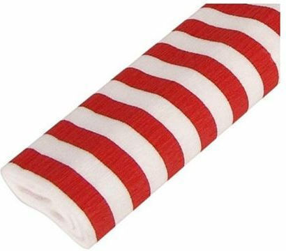 Werola Wafer Paper Striped Red 50x250cm