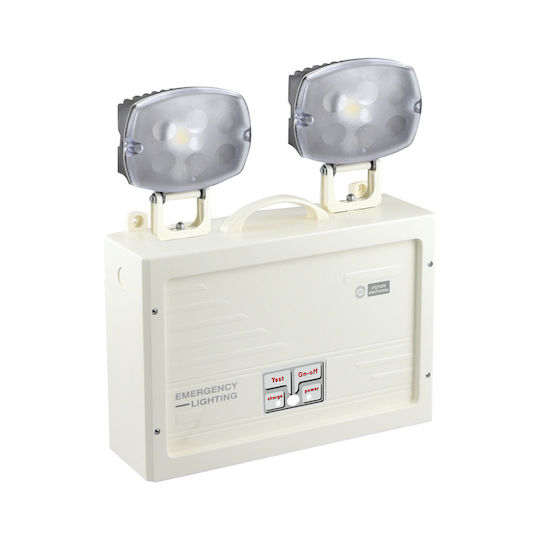 Olympia Electronics LED Εφεδρικό Φωτιστικό Ασφαλείας με Τροφοδοσία Μπαταρίας GRL-37/180