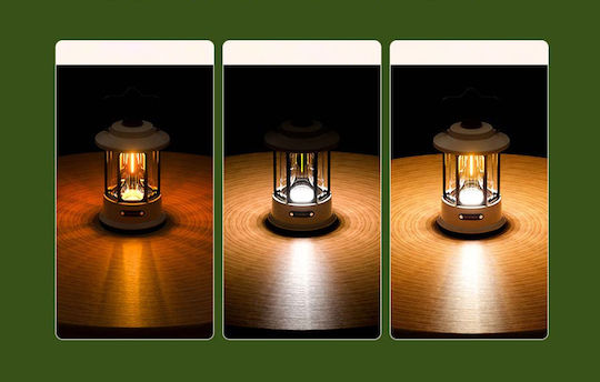 Superfire Rechargeable Lantern for Camping Waterproof with Flashlight & Powerbank 220lm 4.5W