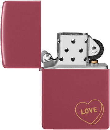 Zippo Ангажимент Пламък Ветроустойчив Love Heart