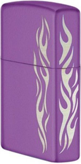 Zippo Tribal Ветроустойчив Запалка с Лилав Цвят