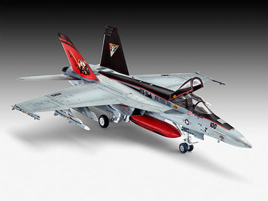 Revell Planes Series F/A-18E Super Hornet Modeling Figure Airplane 63 Pieces in Scale 1:144