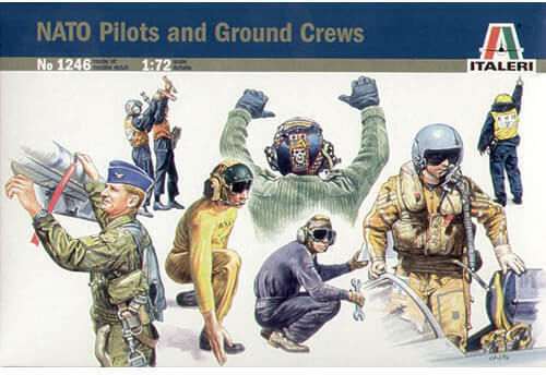 Italeri Μινιατούρες Μοντελισμού NATO Pilots and Ground Crews 48 Κομματιών σε Κλίμακα 1:72