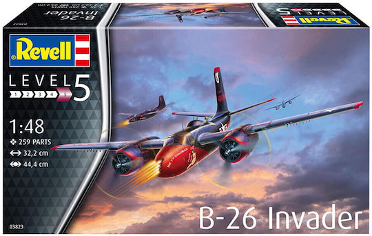 Revell B-26C Invader Modeling Figure Airplane 259 Pieces in Scale 1:48