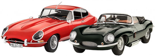 Revell Jaguar 100th Anniversary Фигура за Моделизъм в Мащаб 1:24 с Лепило и Бои