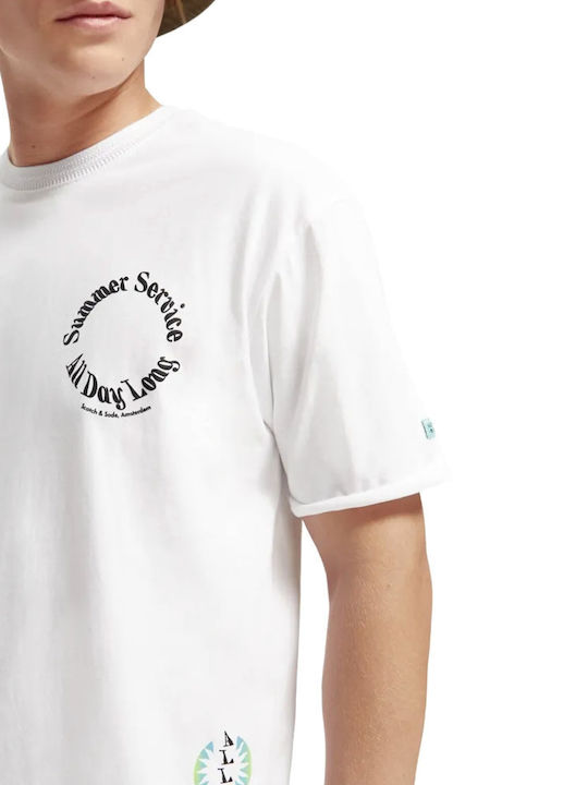 Artwork T-shirt Λευκό