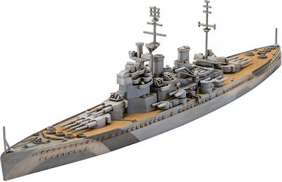 Revell Φιγούρα Μοντελισμού Πλοίο Bismarck Battle σε Κλίμακα 1:1200 με Κόλλα και Χρώματα