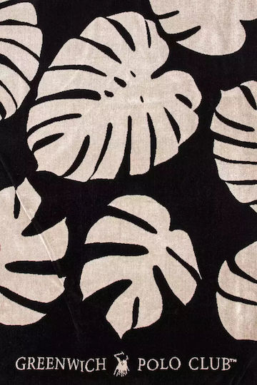 Greenwich Polo Club 3773 Cotton Ecru Black 180x90cm