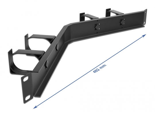 DeLock Οδηγός Καλωδίων 19" 1U 66667 1τμχ