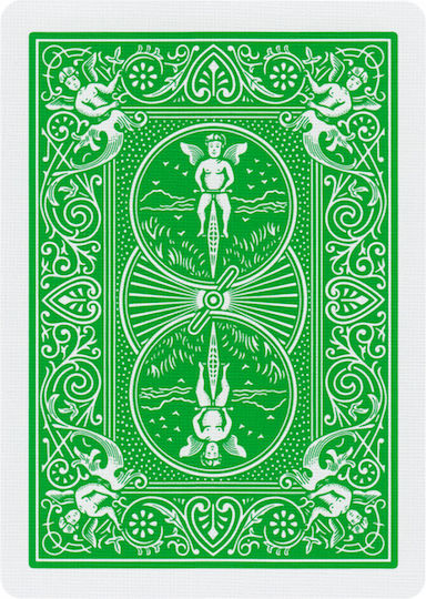 Bicycle Playing Cards Laminated for Poker Green