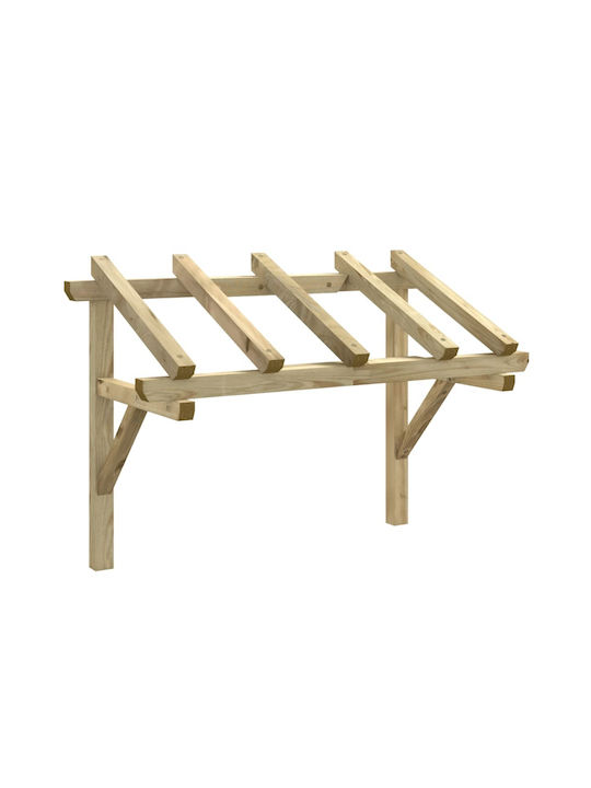 vidaXL Kapuzinerdach Massivholz aus Kiefer